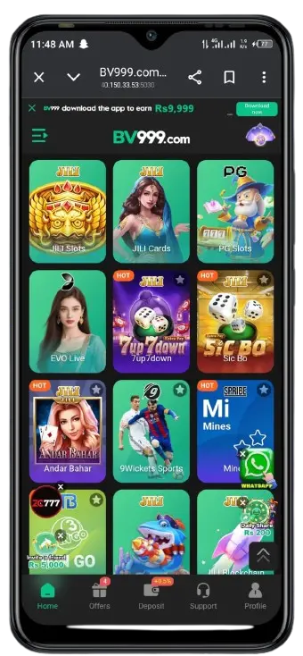 BV999 game real earning app