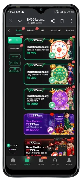 Bv999 game casino app
